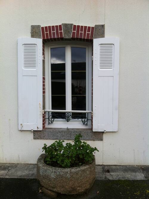 Fenêtre PVC -Cintre surbaissé - Menuiserie -  Plérin(22 - Bretagne) 