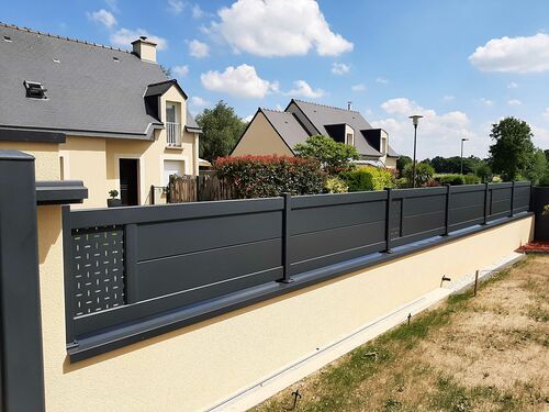 Remplacer portillon et portail en PVC par coulissant en aluminium - Pléneuf Val André 20210609160808