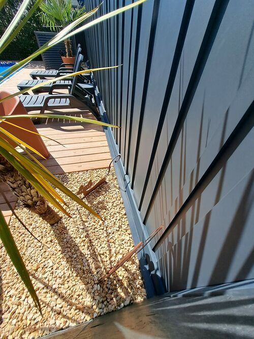 Installation claustra graphic - aluminium - Ploufragan 0